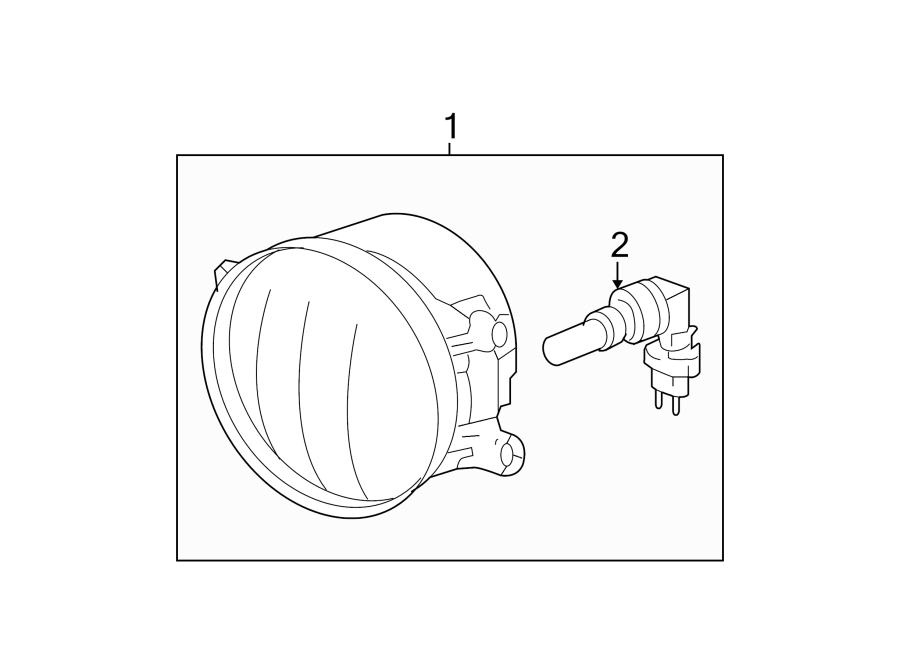 Diagram FRONT LAMPS. FOG LAMPS. for your 2018 Toyota Yaris  L Hatchback 