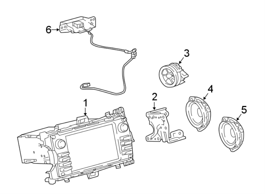 Diagram INSTRUMENT PANEL. SOUND SYSTEM. for your 2019 Toyota Corolla  LE Eco Sedan 