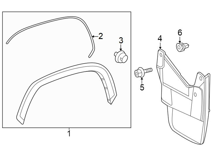 Diagram Fender. Exterior trim. for your 2012 Toyota Tundra   