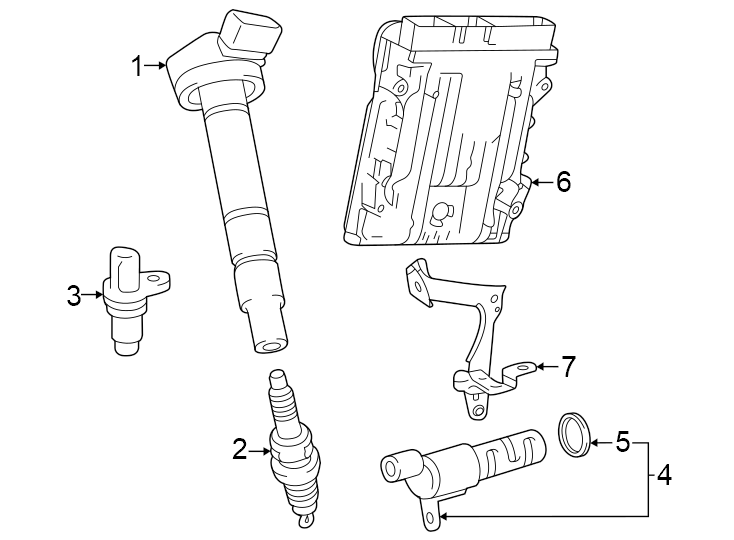 Diagram Ignition system. for your Toyota