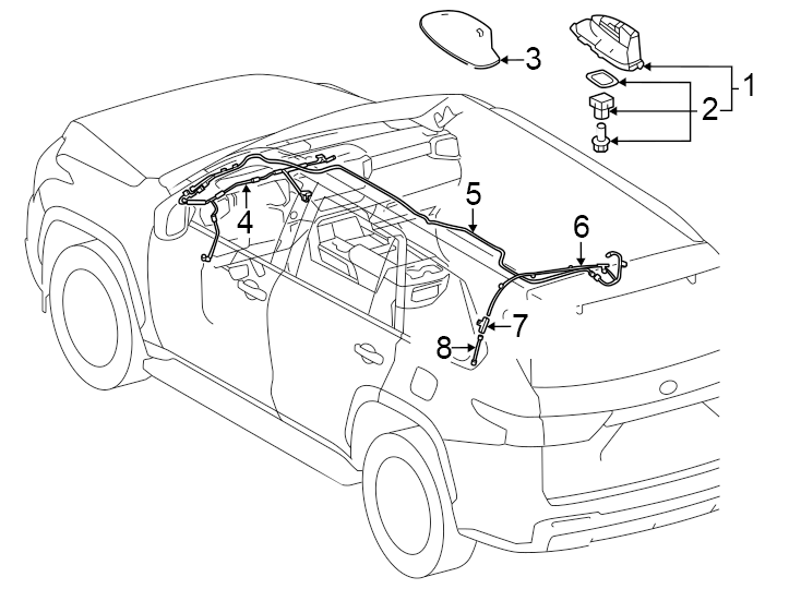 Diagram Antenna. for your 2008 Toyota Camry  Hybrid Sedan 