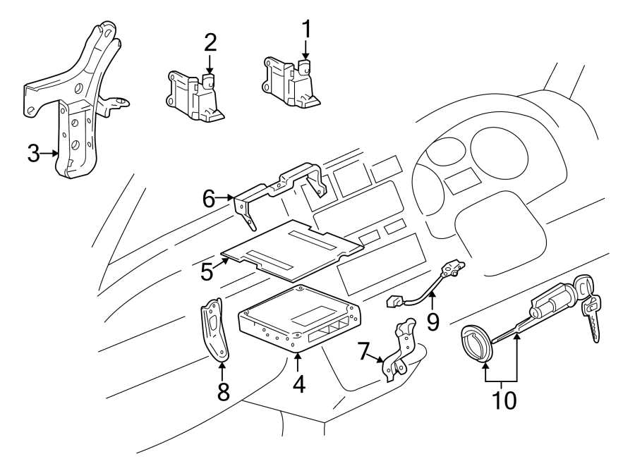 Diagram IGNITION SYSTEM. for your 1999 Toyota Avalon   