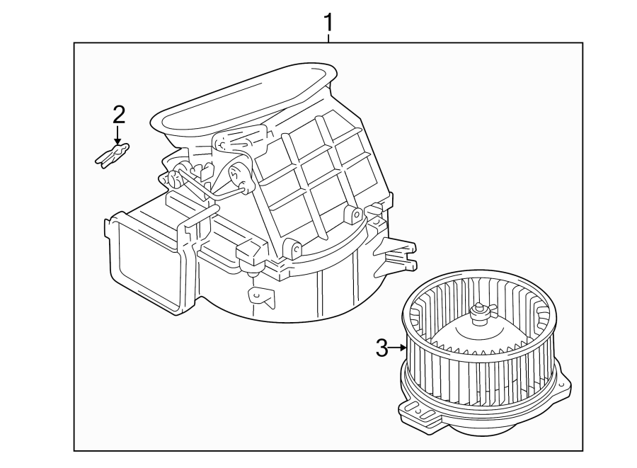 Diagram AIR CONDITIONER & HEATER. BLOWER MOTOR & FAN. for your Toyota 4Runner  