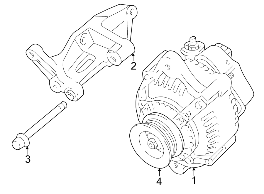 Diagram ALTERNATOR. for your 2008 Toyota 4Runner 4.0L V6 A/T 4WD SR5 Sport Utility 