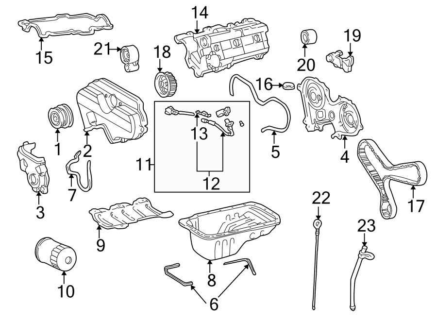 Diagram Quarter panel. Engine parts. for your Toyota