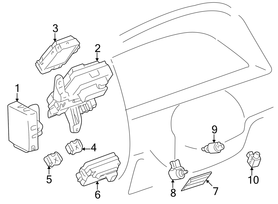 Diagram INSTRUMENT PANEL COMPONENTS. for your 2014 Toyota Sequoia  Platinum Sport Utility 