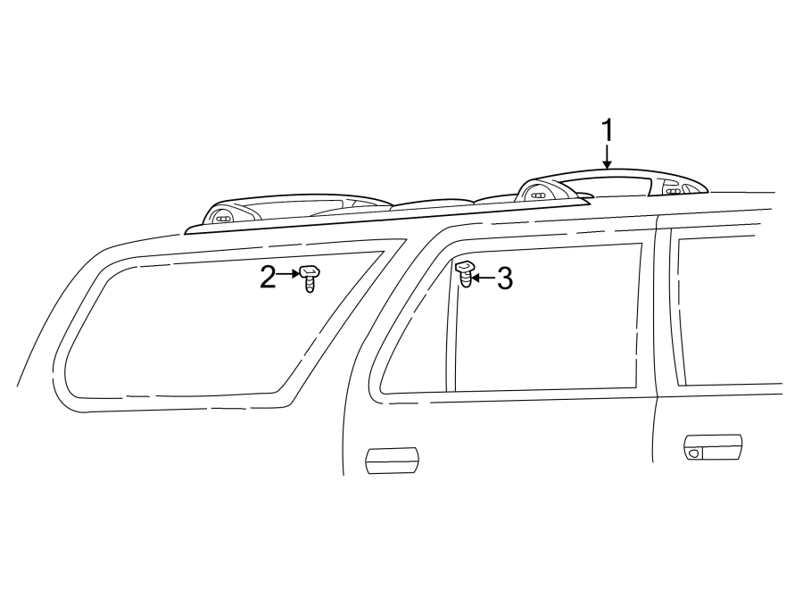 Diagram LUGGAGE CARRIER. for your Toyota