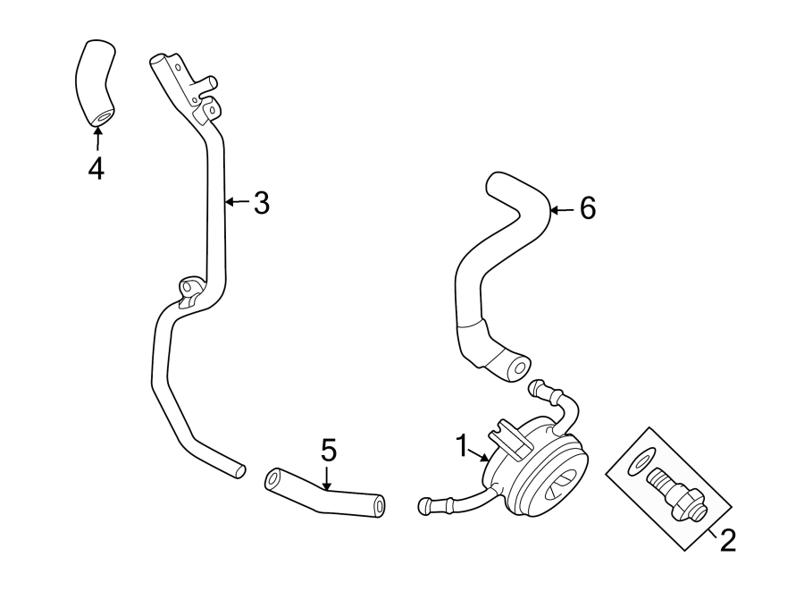 Diagram ENGINE OIL COOLER. for your 1994 Toyota Corolla   