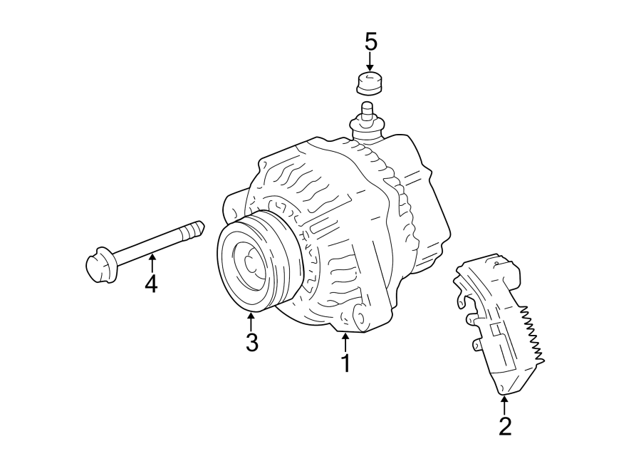 Diagram ALTERNATOR. for your 2010 Toyota Camry  LE SEDAN 