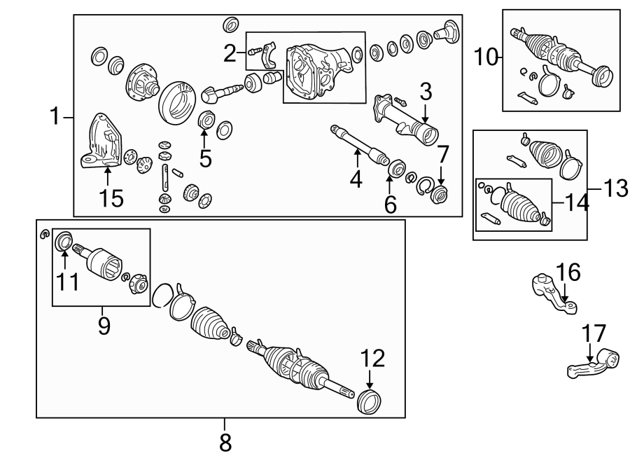 Diagram FRONT SUSPENSION. CARRIER & FRONT AXLES. for your 2003 Toyota Corolla   