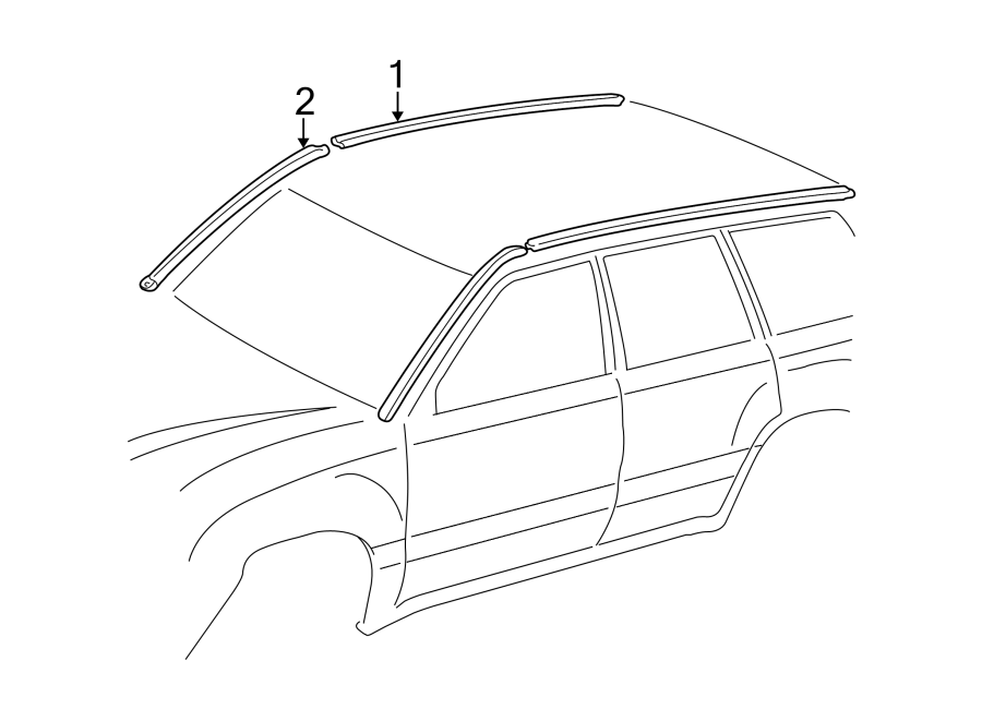 Diagram EXTERIOR TRIM. for your Toyota Avalon  