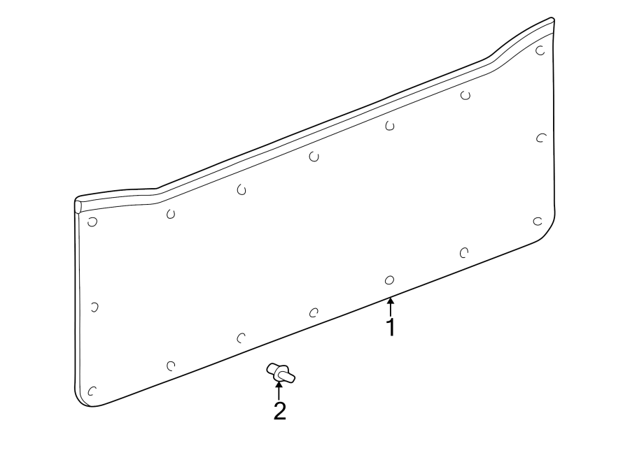 Diagram TAIL GATE. INTERIOR TRIM. for your Toyota T100  