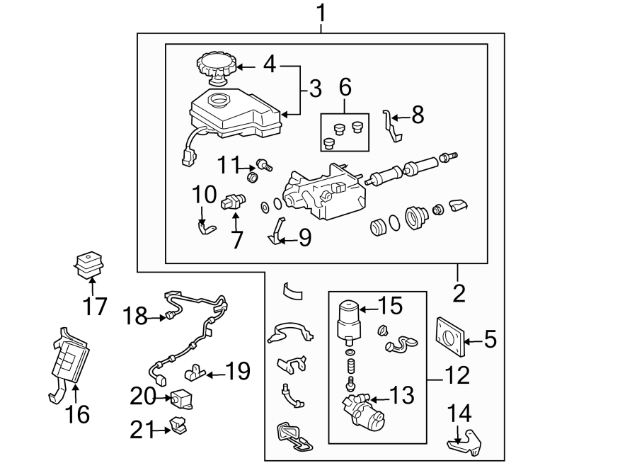 Diagram Abs components. for your 1994 Toyota Corolla   