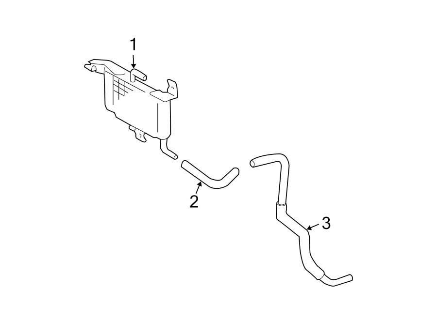 Diagram TRANS OIL COOLER. for your 2017 Toyota Corolla iM   