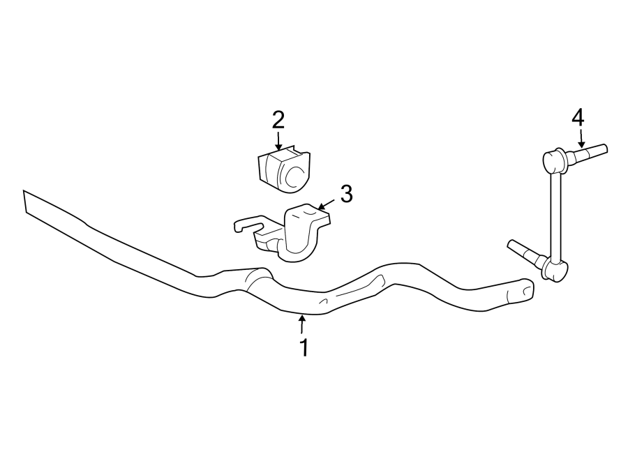 Diagram FRONT SUSPENSION. STABILIZER BAR & COMPONENTS. for your 1989 Toyota 4Runner   