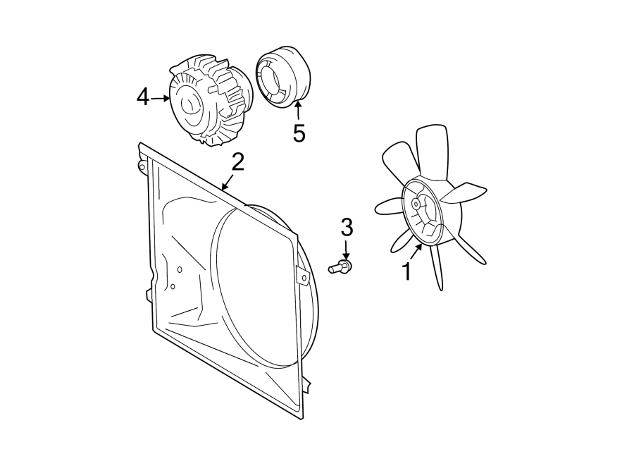 Diagram COOLING FAN. for your 2024 Toyota Tacoma   