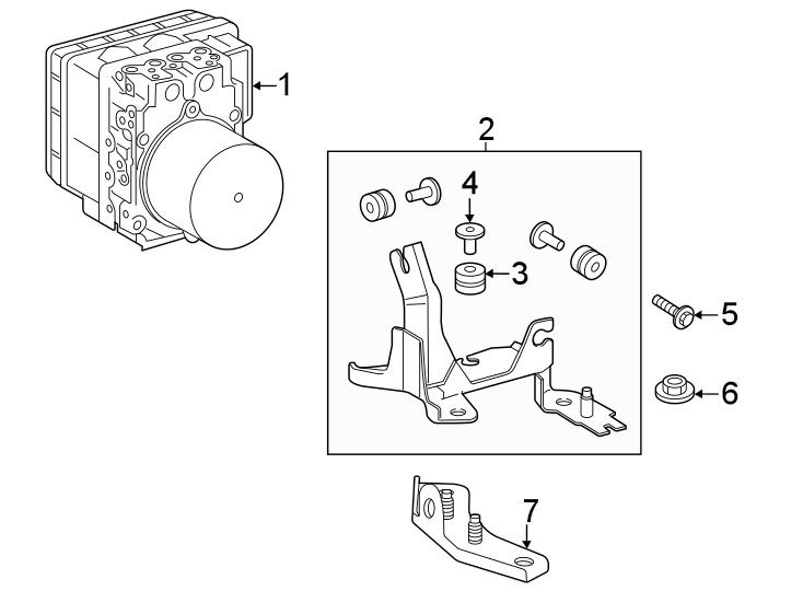 Diagram Electrical. Abs components. for your 2003 Toyota Tacoma   