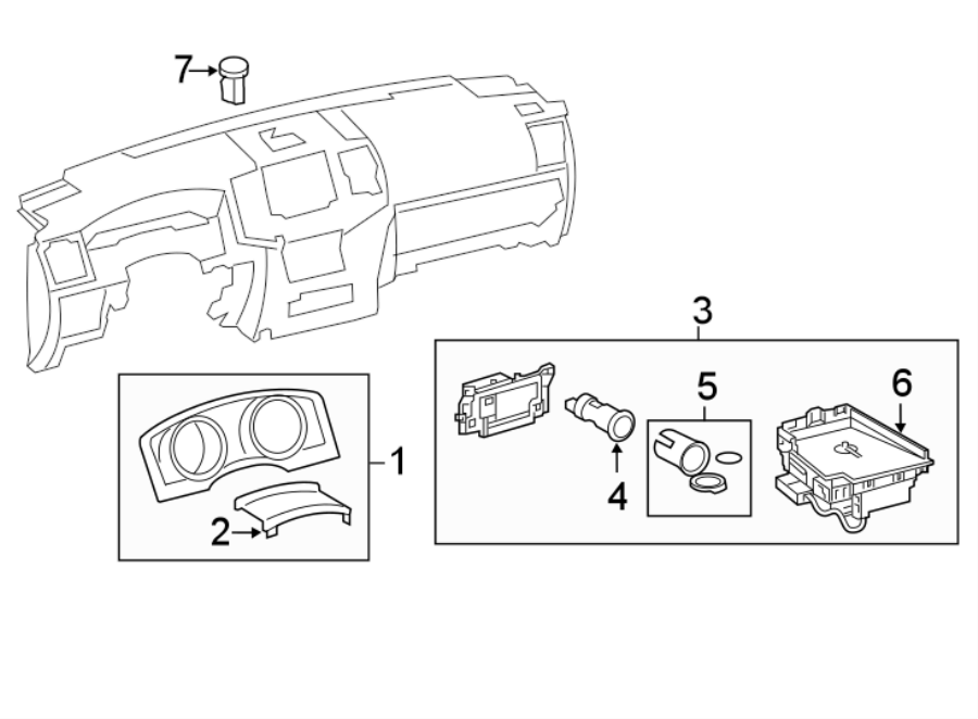 Diagram INSTRUMENT PANEL COMPONENTS. for your 2008 Toyota Camry  XLE SEDAN 