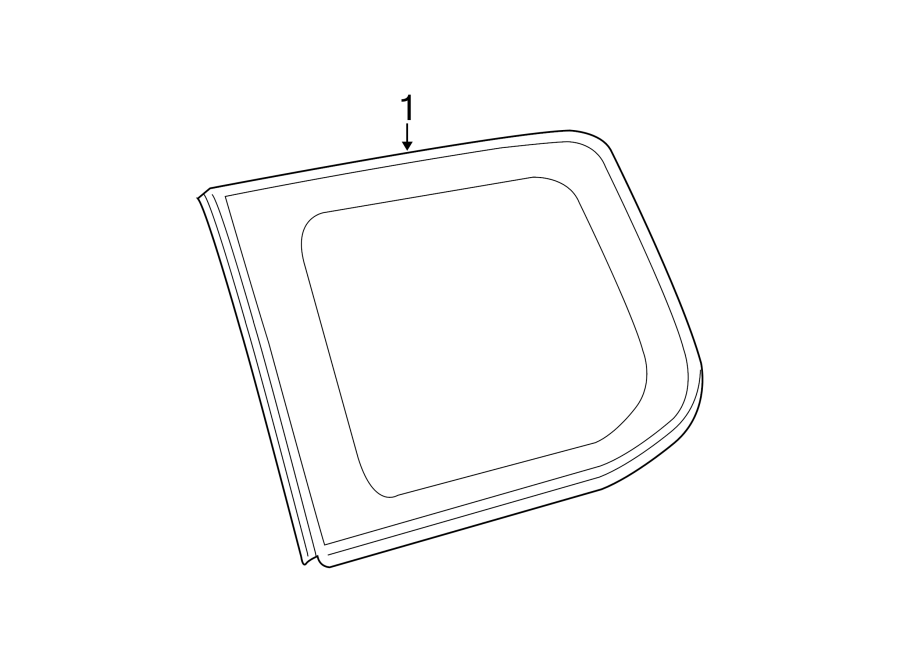 Diagram QUARTER PANEL. GLASS. for your Toyota Land Cruiser  