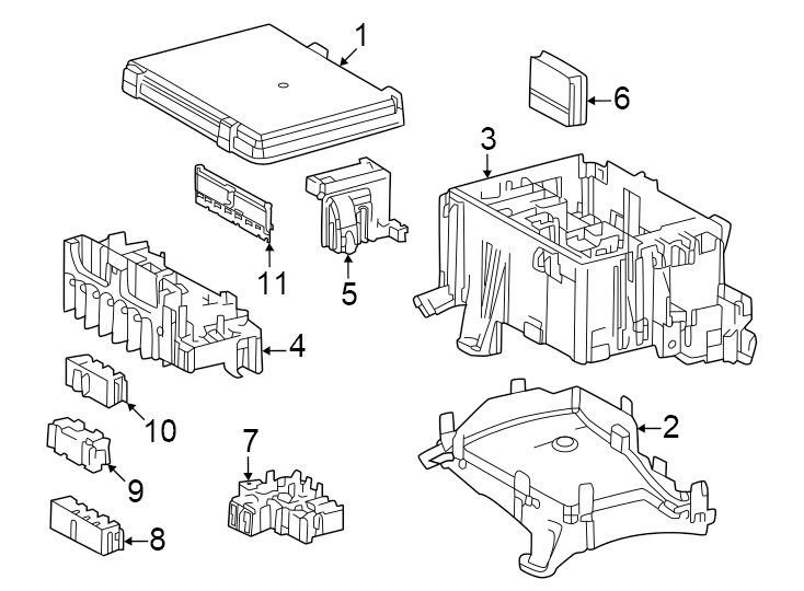 Diagram Fuse & RELAY. for your 2001 Toyota Camry   