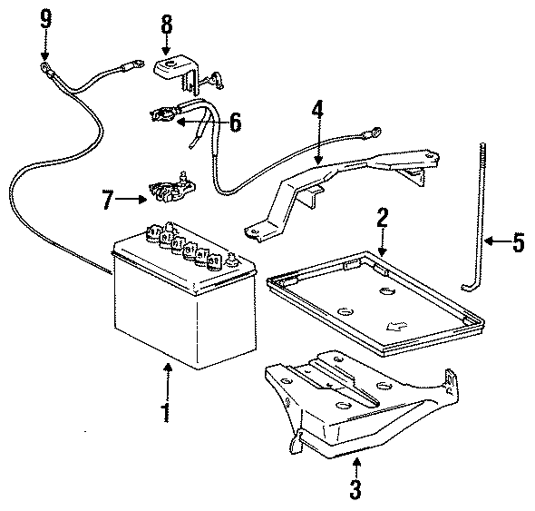 Diagram BATTERY. for your 2018 Toyota 86   