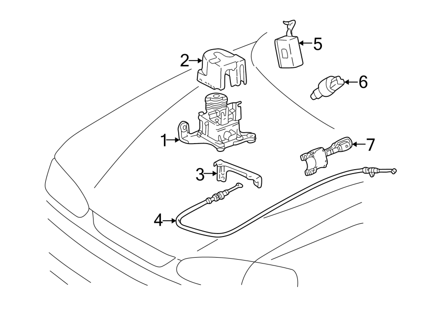 Diagram CRUISE CONTROL SYSTEM. for your 2009 Toyota Highlander 2.7L A/T AWD Base Sport Utility 