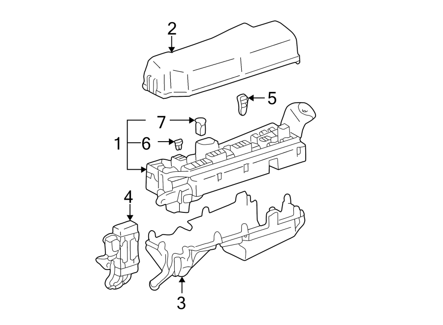 Diagram ELECTRICAL COMPONENTS. for your Toyota