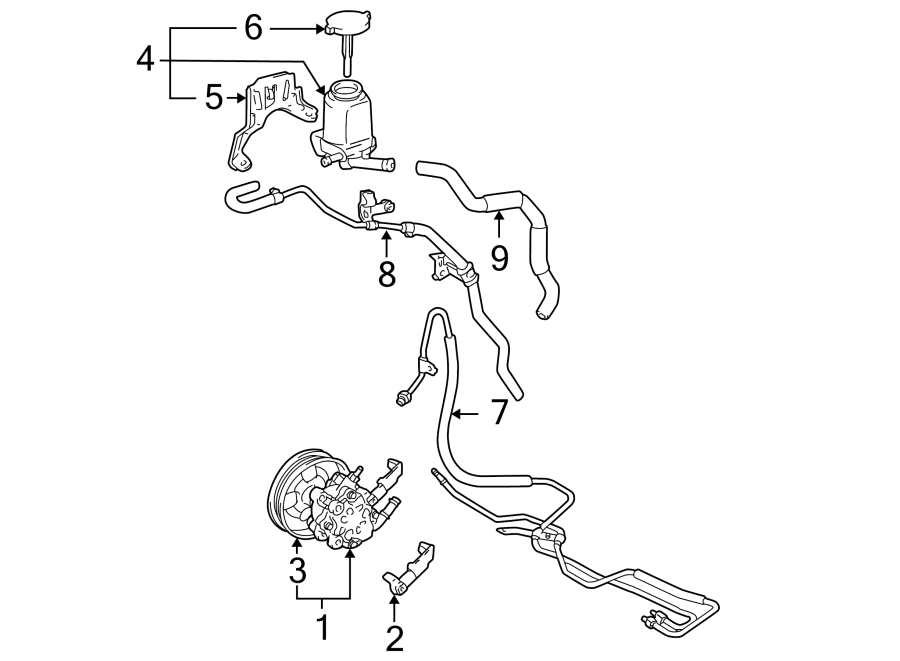 Diagram STEERING GEAR & LINKAGE. PUMP & HOSES. for your 1995 Toyota T100   