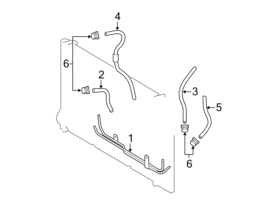 Diagram TRANS OIL COOLER. for your 2012 Toyota Tundra  Base Standard Cab Pickup Fleetside 