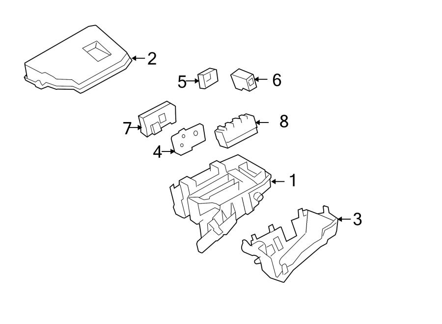 Diagram ELECTRICAL COMPONENTS. for your 2023 Toyota Prius Prime   