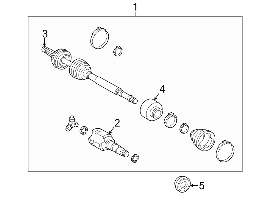 Diagram FRONT SUSPENSION. DRIVE AXLES. for your 2006 Toyota Tacoma 4.0L V6 A/T 4WD Base Extended Cab Pickup Fleetside 