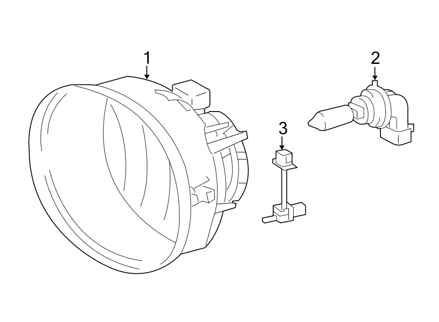 Diagram FRONT LAMPS. FOG LAMPS. for your 2012 Toyota Yaris   