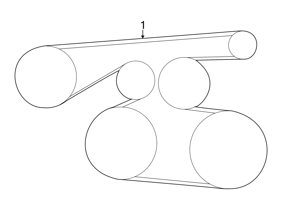 Diagram BELTS. for your 2012 Toyota Tacoma  Base Standard Cab Pickup Fleetside 