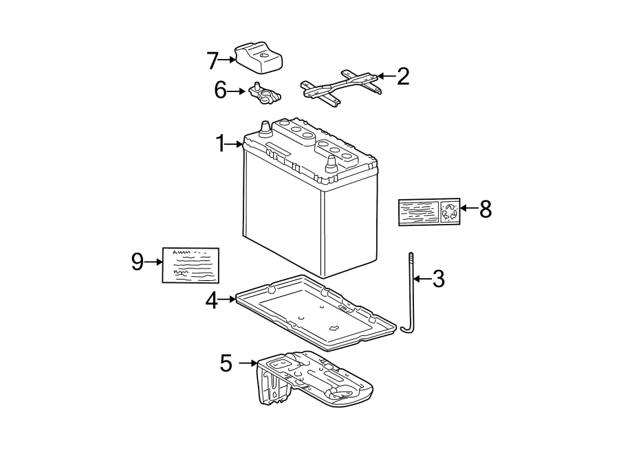 Diagram battery caution. for your 2013 Toyota 4Runner   