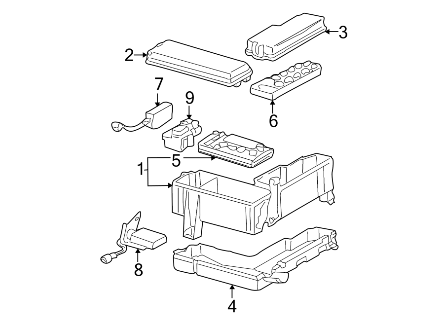 Diagram ELECTRICAL COMPONENTS. for your 2010 Toyota Yaris   