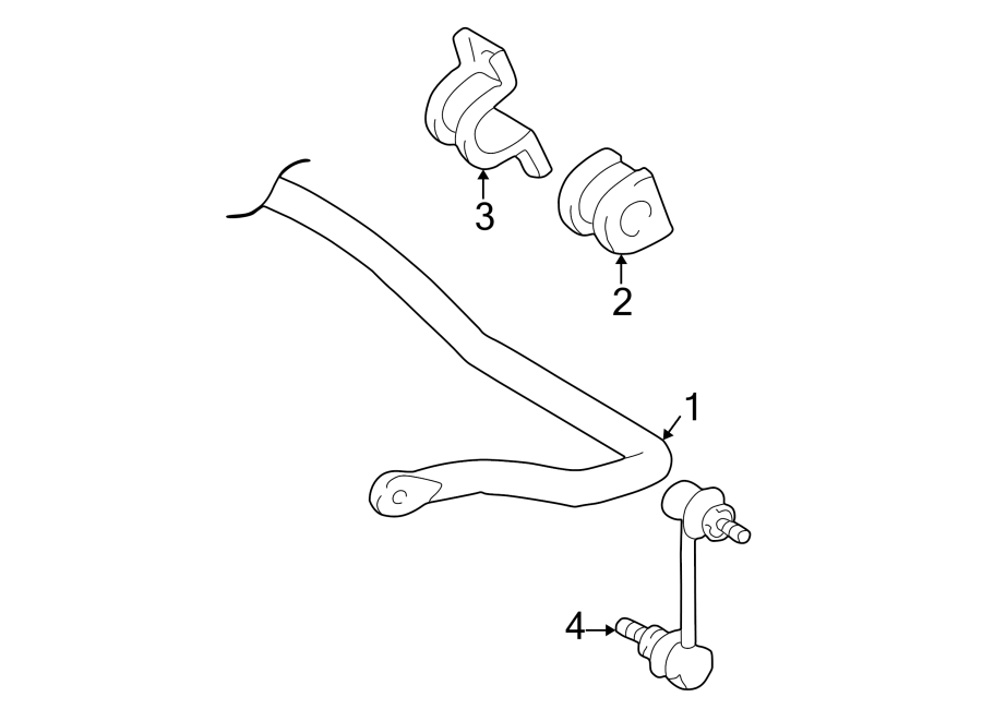 Diagram REAR SUSPENSION. STABILIZER BAR & COMPONENTS. for your 2004 Toyota Matrix  Base Wagon 