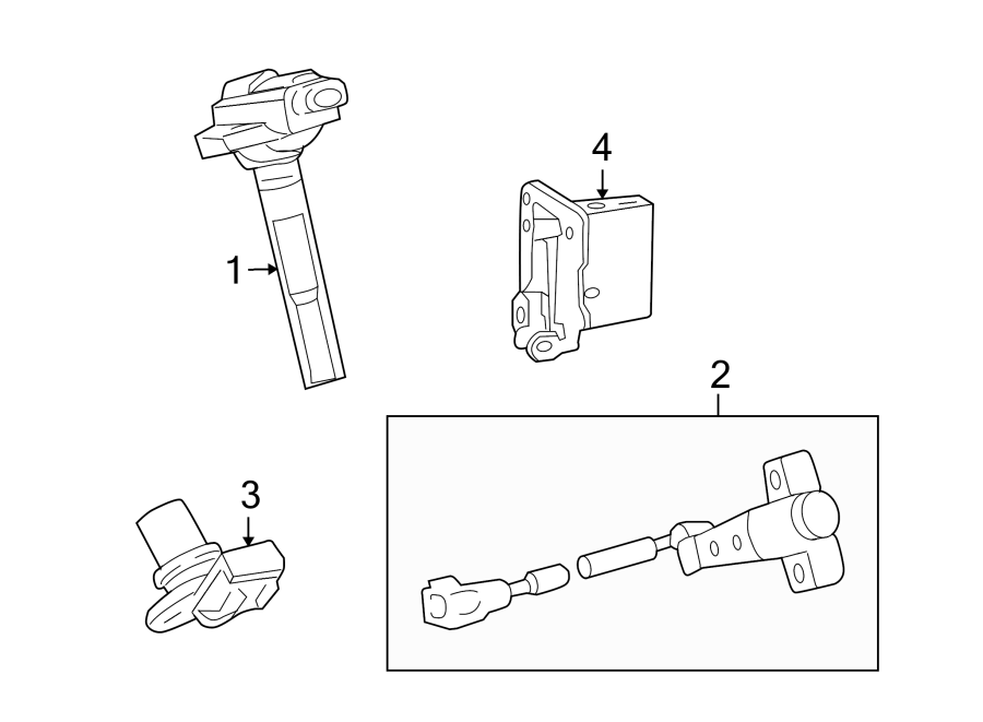 Diagram IGNITION SYSTEM. for your 2013 Toyota RAV4   
