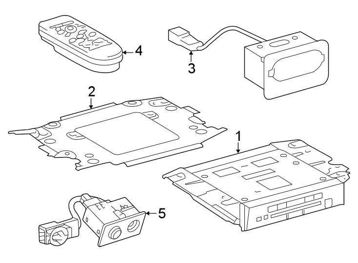 Diagram ENTERTAINMENT SYSTEM COMPONENTS. for your Toyota