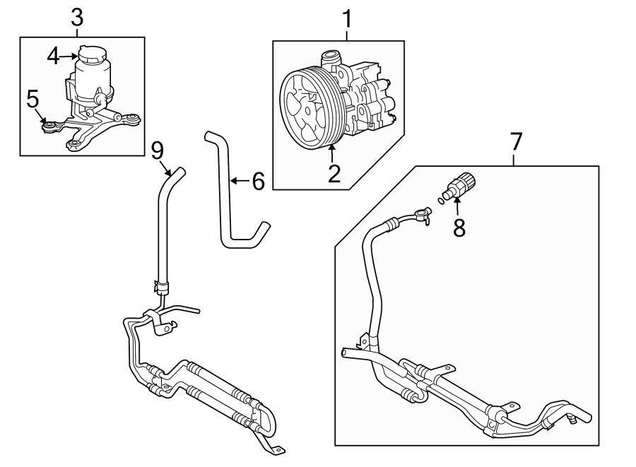 Diagram STEERING GEAR & LINKAGE. PUMP & HOSES. for your 1995 Toyota T100   