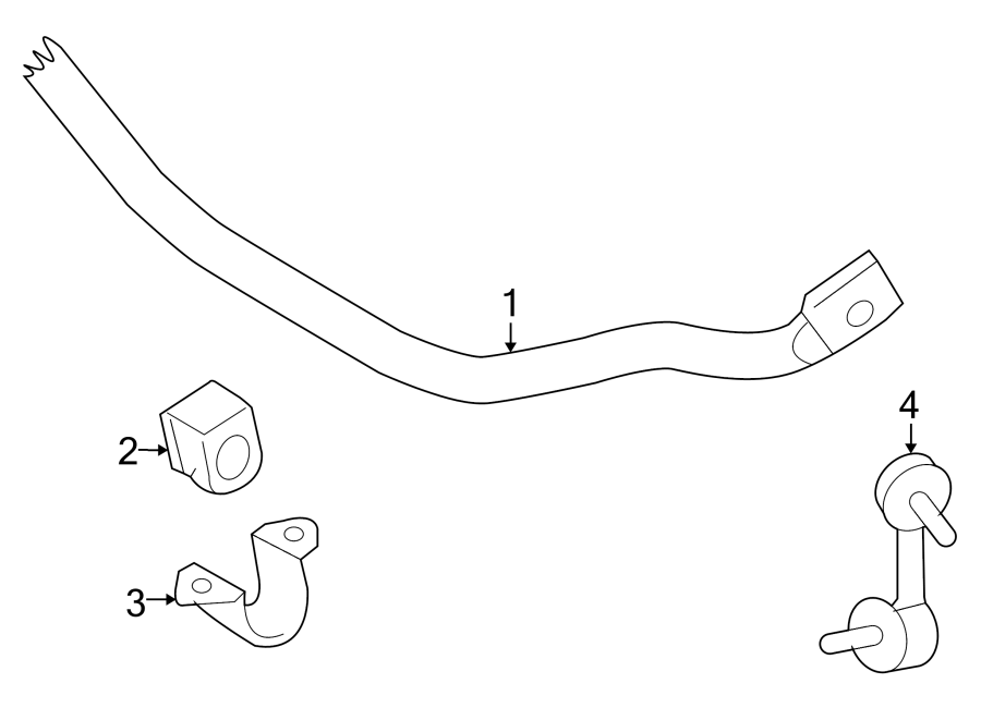 Diagram REAR SUSPENSION. STABILIZER BAR & COMPONENTS. for your 1995 Toyota T100   