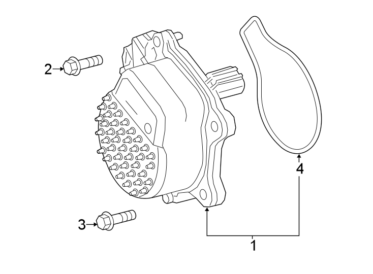 Diagram WATER PUMP. for your 2024 Toyota Prius Prime   