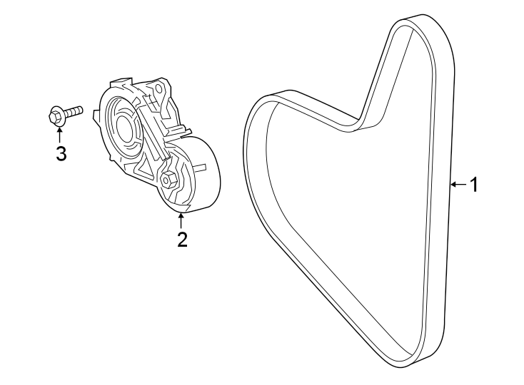 Diagram BELTS & PULLEYS. for your 2014 Toyota 4Runner  Limited Sport Utility 