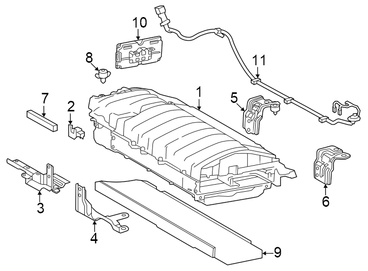 Diagram Battery. for your 2007 Toyota Yaris   