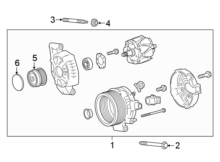 Diagram ALTERNATOR. for your 2012 Toyota Camry  XLE SEDAN 