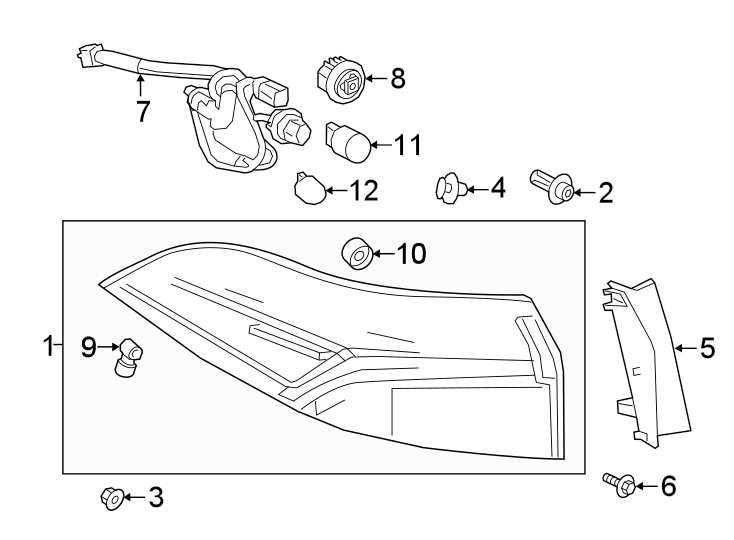 Diagram REAR LAMPS. COMBINATION LAMPS. for your 1990 Toyota Corolla   