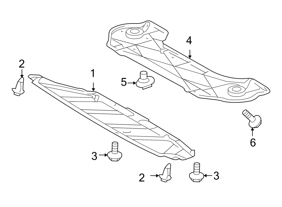 Diagram RADIATOR SUPPORT. SPLASH SHIELDS. for your 2013 Toyota Avalon  LIMITED SEDAN 