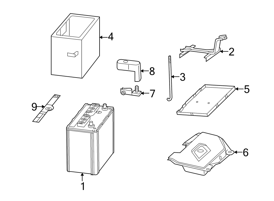 Diagram BATTERY. for your 2005 Toyota Camry   