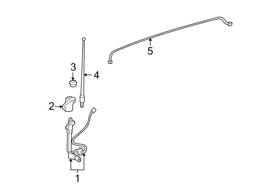 Diagram ANTENNA. for your 2017 Toyota Tundra 4.6L V8 A/T RWD SR Extended Cab Pickup Fleetside 