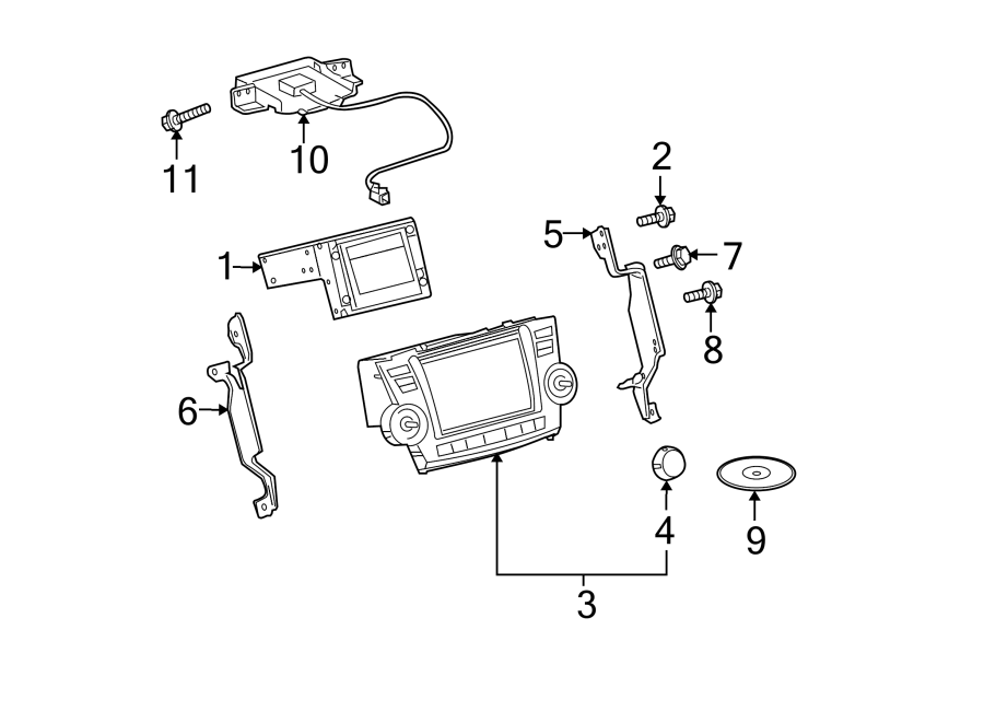 Diagram NAVIGATION SYSTEM COMPONENTS. for your 2019 Toyota Corolla  XSE Sedan 