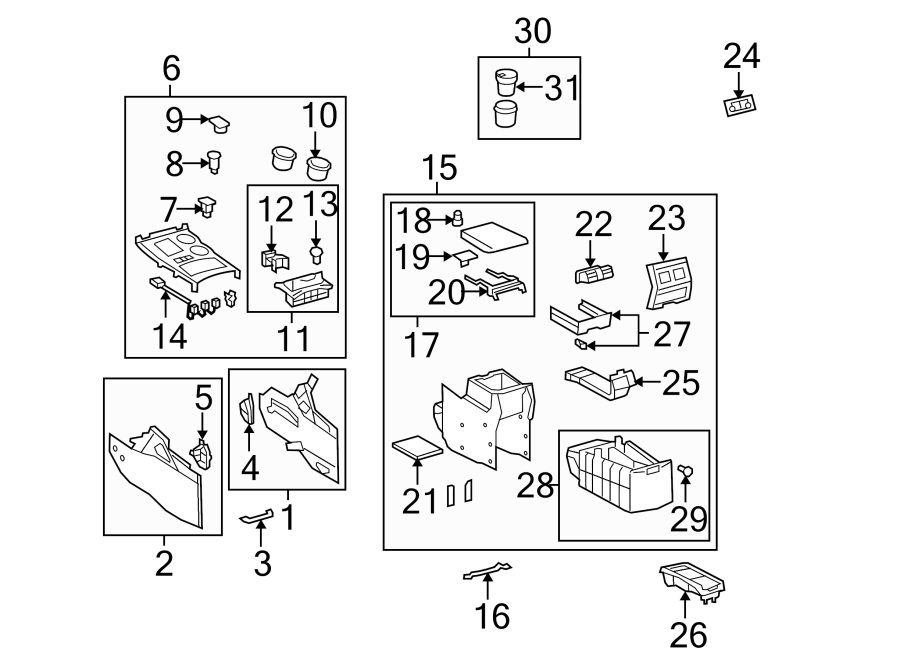 Diagram Console. Engine / transaxle. for your 2009 Toyota Highlander  Sport Sport Utility 